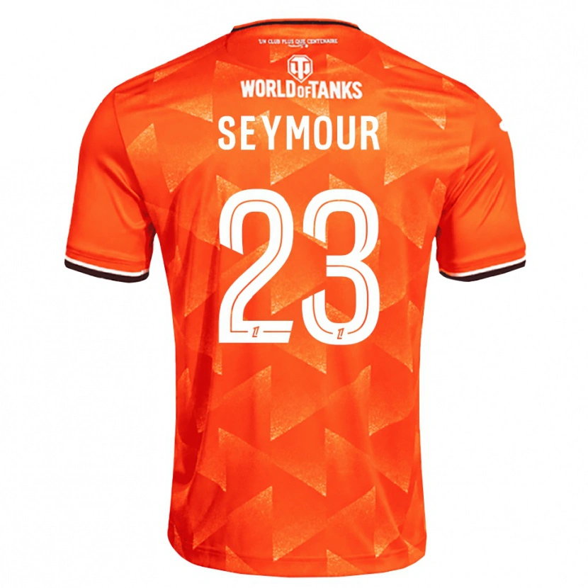 Danxen Kvinnor Brice Seymour #23 Orange Vit Svart Hemmatröja Matchtröjor 2026/27 Tröjor T-Tröja