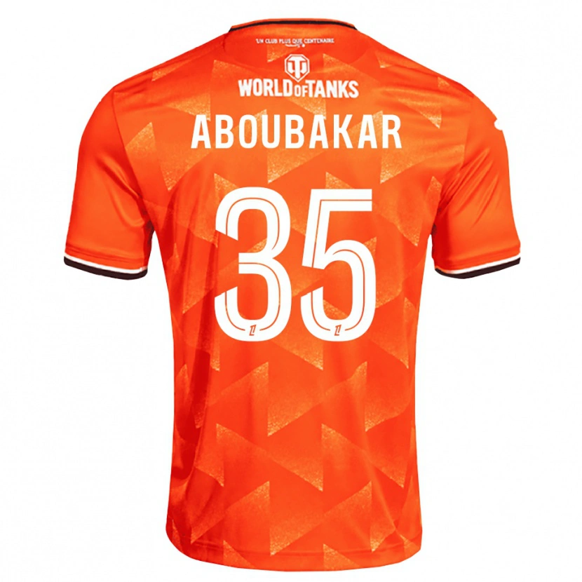 Danxen Kvinnor Siddick Aboubakar #35 Orange Vit Svart Hemmatröja Matchtröjor 2026/27 Tröjor T-Tröja