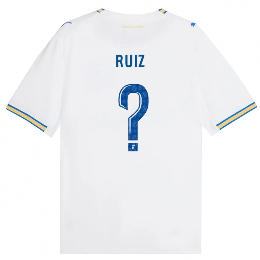 Danxen Kvinnor Pedro Ruiz #0 Dodgerblå Vit Hemmatröja Matchtröjor 2026/27 Tröjor T-Tröja