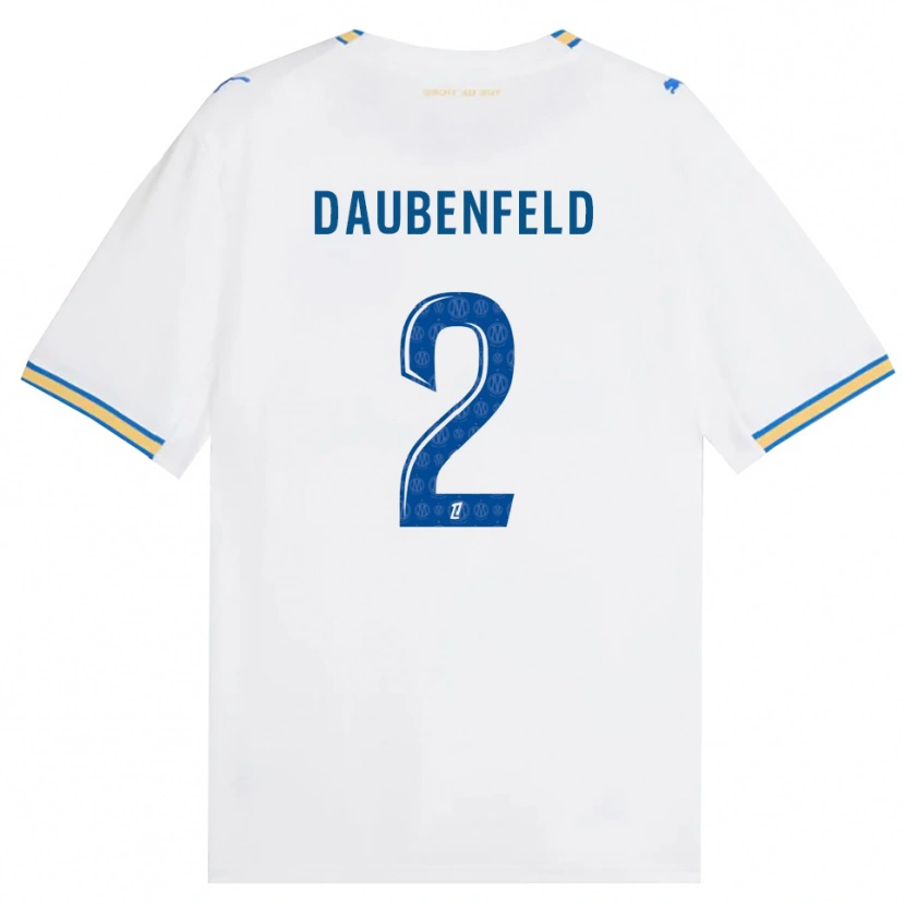 Danxen Kvinnor Lucas Daubenfeld #2 Dodgerblå Vit Hemmatröja Matchtröjor 2026/27 Tröjor T-Tröja