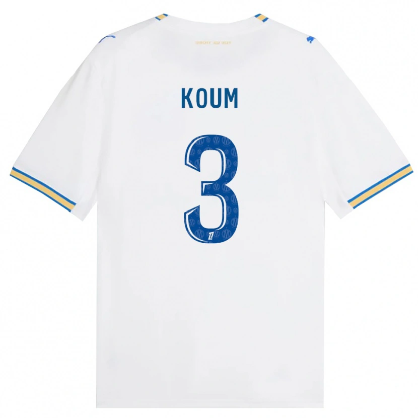 Danxen Kvinnor Alexi Koum #3 Dodgerblå Vit Hemmatröja Matchtröjor 2026/27 Tröjor T-Tröja