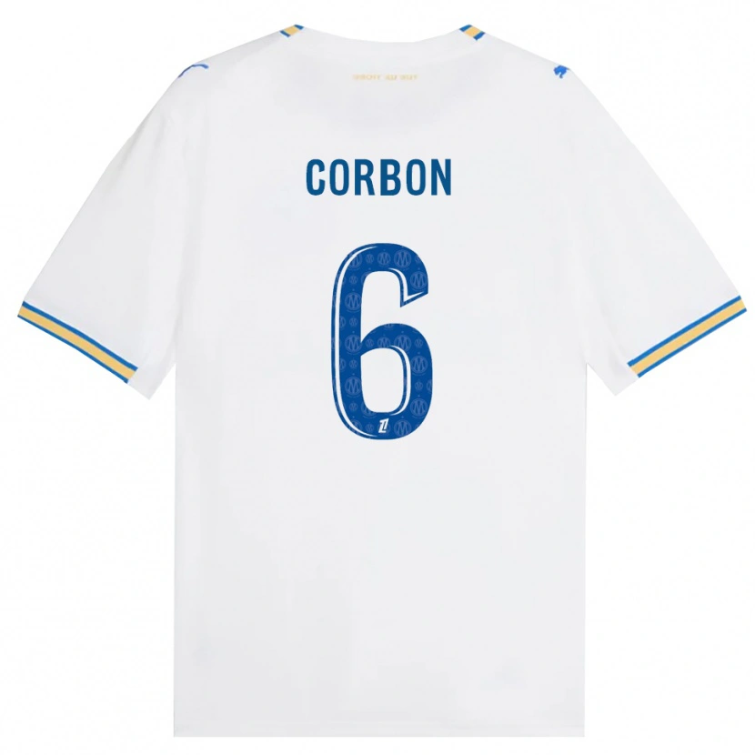 Danxen Kvinnor Max Corbon #6 Dodgerblå Vit Hemmatröja Matchtröjor 2026/27 Tröjor T-Tröja