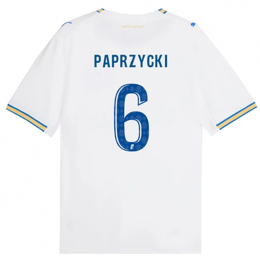 Danxen Kvinnor Aurore Paprzycki #6 Dodgerblå Vit Hemmatröja Matchtröjor 2026/27 Tröjor T-Tröja