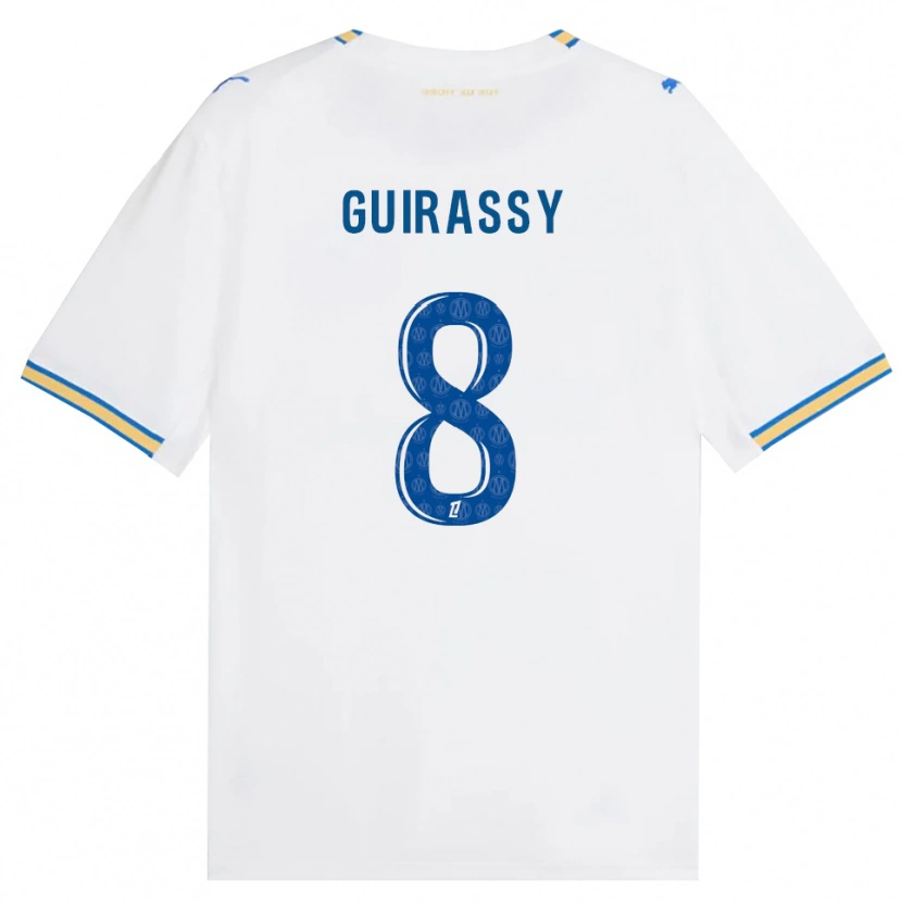Danxen Kvinnor Moctar Guirassy #8 Dodgerblå Vit Hemmatröja Matchtröjor 2026/27 Tröjor T-Tröja