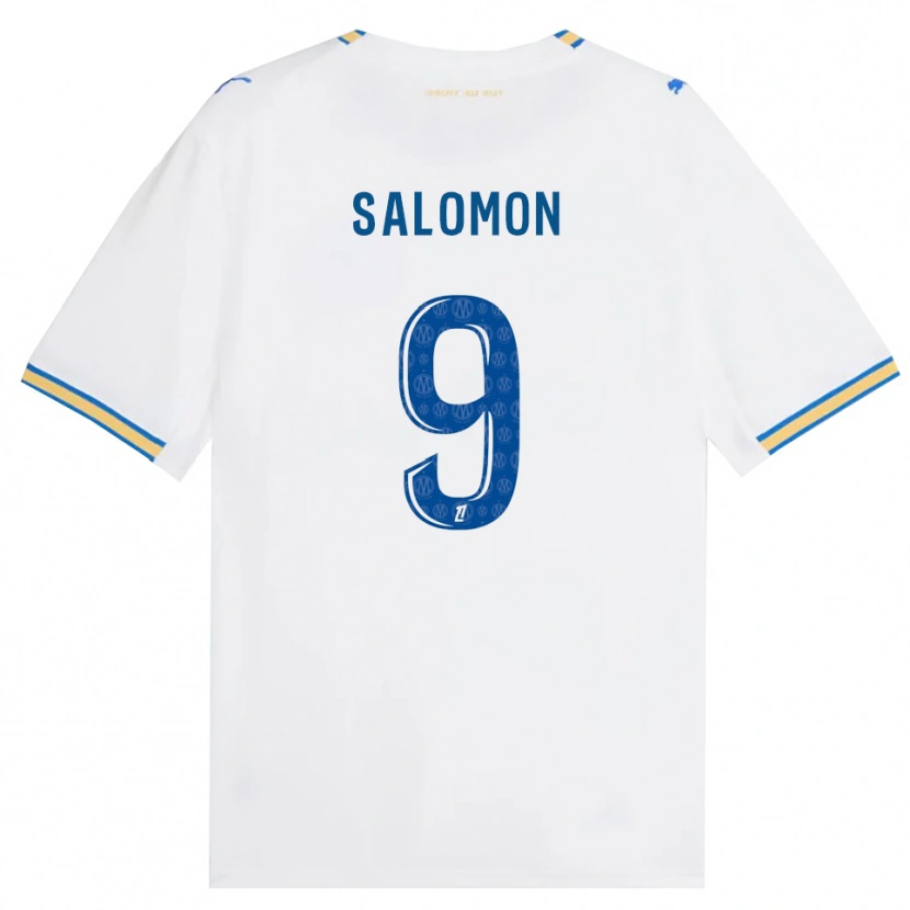 Danxen Kvinnor Maeva Salomon #9 Dodgerblå Vit Hemmatröja Matchtröjor 2026/27 Tröjor T-Tröja