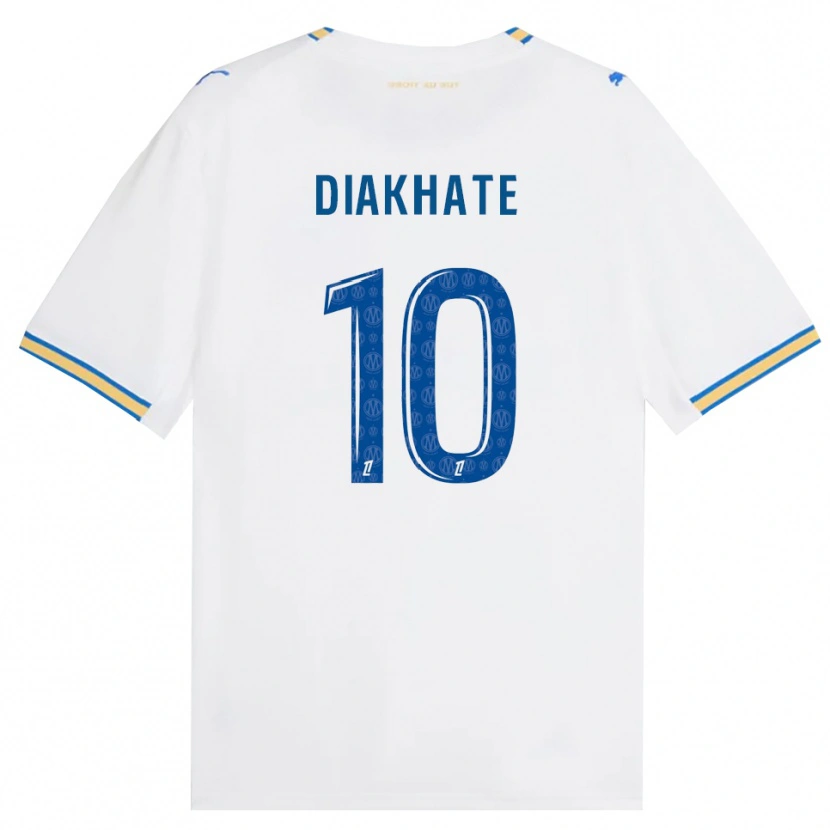 Danxen Kvinnor Ndeye Awa Diakhaté #10 Dodgerblå Vit Hemmatröja Matchtröjor 2026/27 Tröjor T-Tröja
