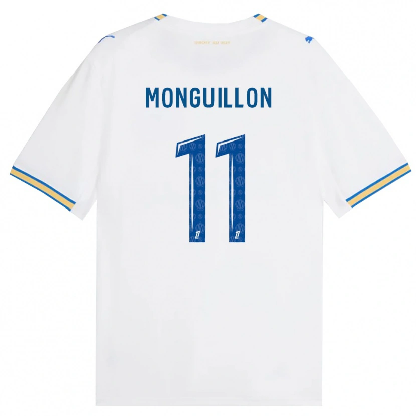 Danxen Kvinnor Coralie Monguillon #11 Dodgerblå Vit Hemmatröja Matchtröjor 2026/27 Tröjor T-Tröja