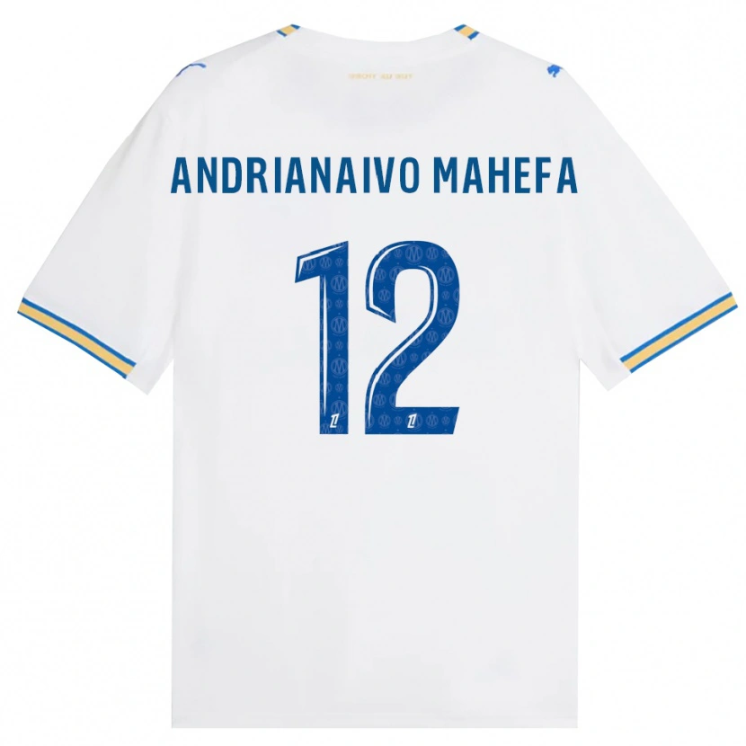 Danxen Kvinnor Mathis Andrianaivo Mahefa #12 Dodgerblå Vit Hemmatröja Matchtröjor 2026/27 Tröjor T-Tröja