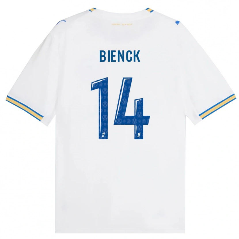 Danxen Kvinnor Felix Bienck #14 Dodgerblå Vit Hemmatröja Matchtröjor 2026/27 Tröjor T-Tröja