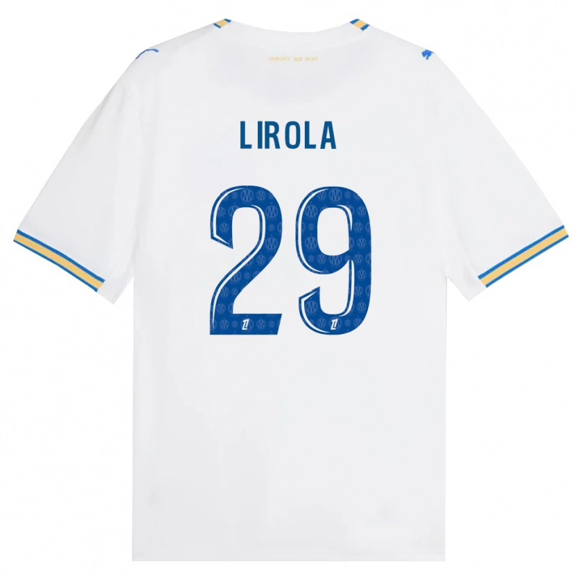 Danxen Kvinnor Pol Lirola #29 Dodgerblå Vit Hemmatröja Matchtröjor 2026/27 Tröjor T-Tröja