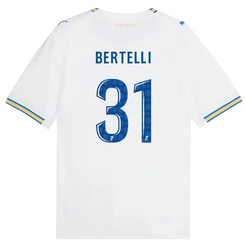 Danxen Kvinnor Ugo Bertelli #31 Dodgerblå Vit Hemmatröja Matchtröjor 2026/27 Tröjor T-Tröja