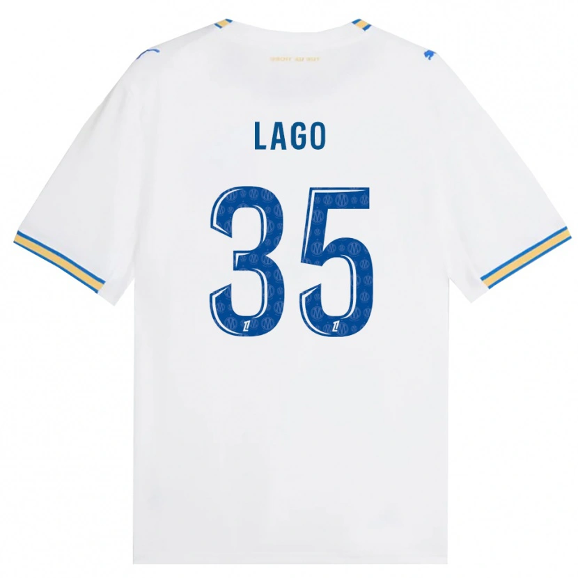 Danxen Kvinnor Ange Lago #35 Dodgerblå Vit Hemmatröja Matchtröjor 2026/27 Tröjor T-Tröja