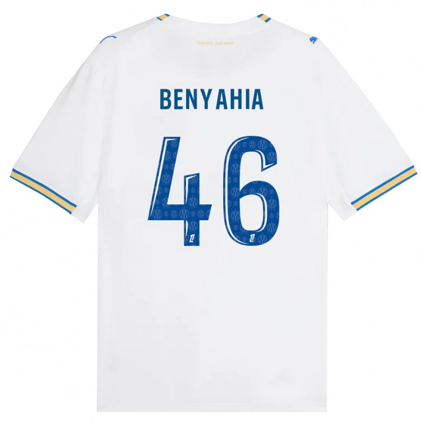 Danxen Kvinnor Aylan Benyahia-Tani #46 Dodgerblå Vit Hemmatröja Matchtröjor 2026/27 Tröjor T-Tröja