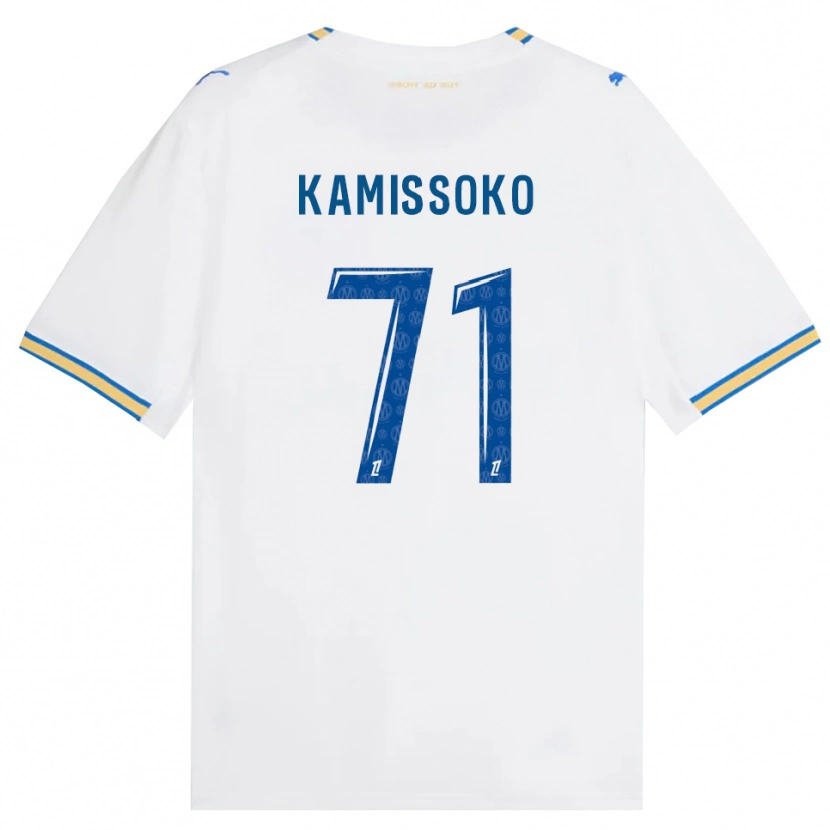 Danxen Kvinnor Nouhoum Kamissoko #71 Dodgerblå Vit Hemmatröja Matchtröjor 2026/27 Tröjor T-Tröja