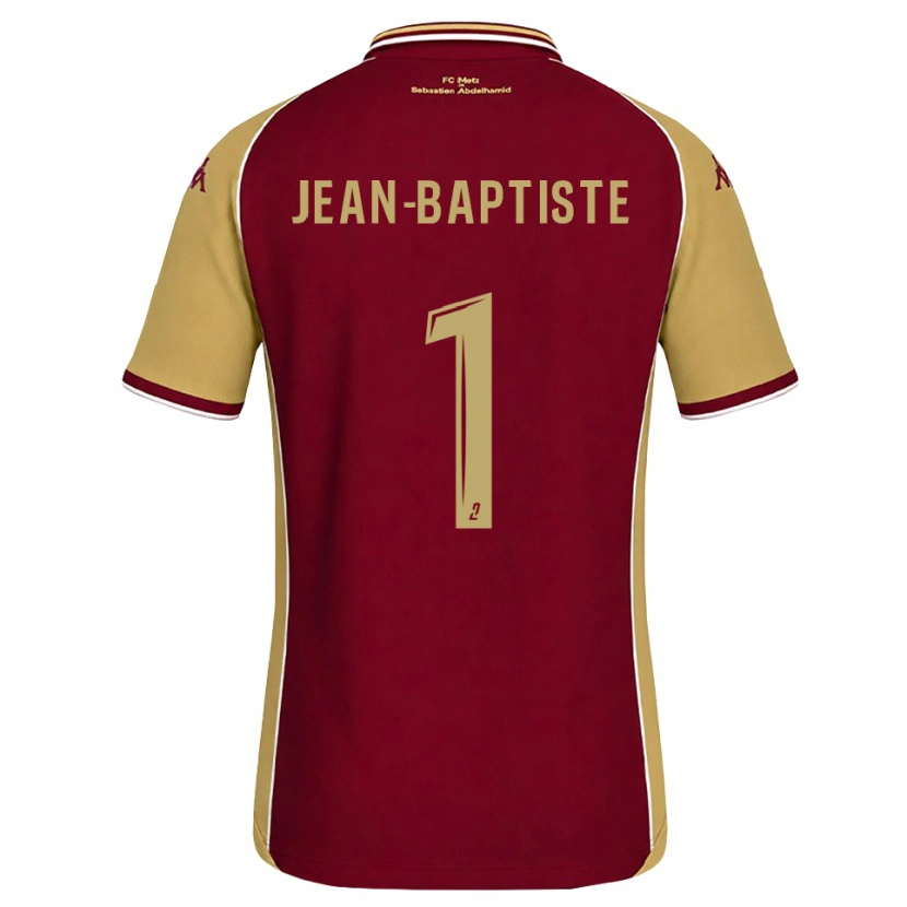 Danxen Kvinnor Romain Jean-Baptiste #1 Guldbrun Mörkröd Hemmatröja Matchtröjor 2026/27 Tröjor T-Tröja