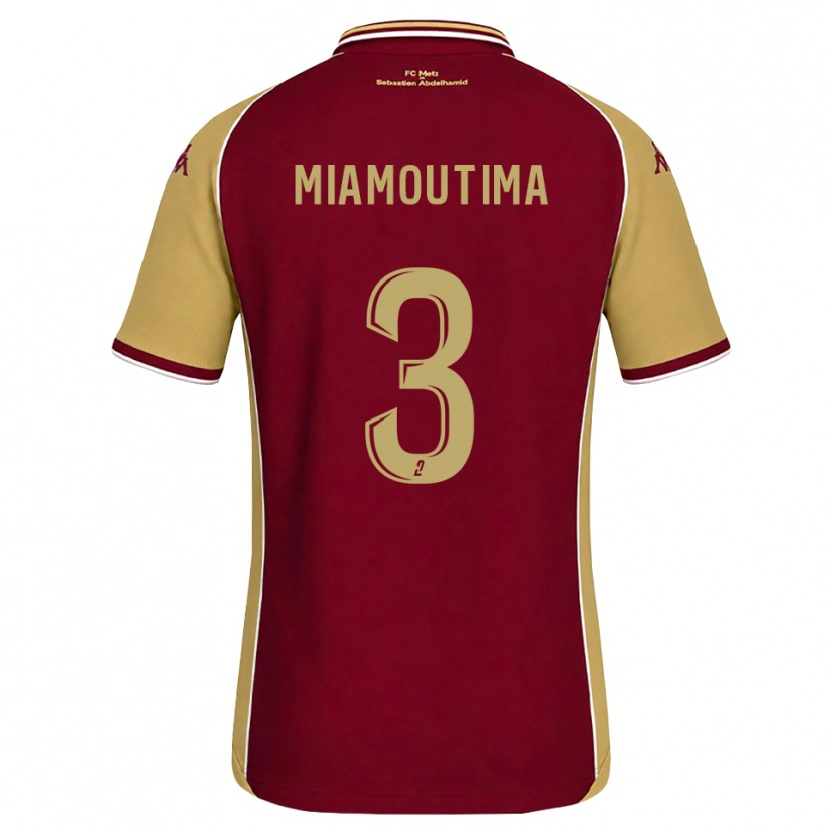 Danxen Kvinnor Harly-James Miamoutima #3 Guldbrun Mörkröd Hemmatröja Matchtröjor 2026/27 Tröjor T-Tröja