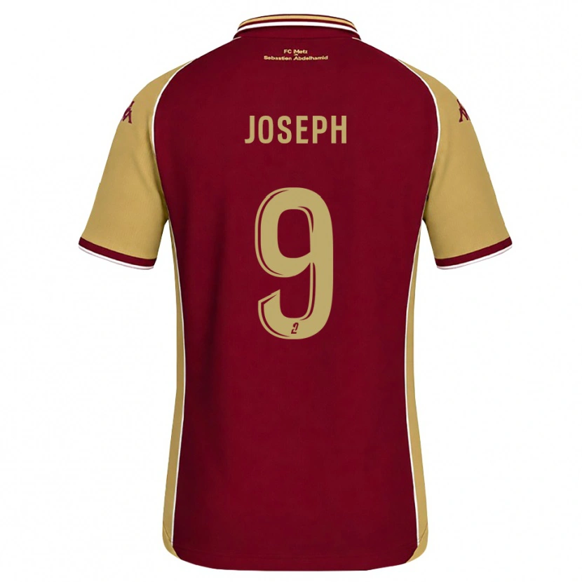 Danxen Kvinnor Amélie Joseph #9 Guldbrun Mörkröd Hemmatröja Matchtröjor 2026/27 Tröjor T-Tröja
