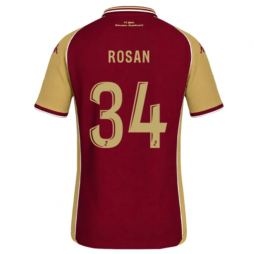 Danxen Kvinnor Kaylia Rosan #34 Guldbrun Mörkröd Hemmatröja Matchtröjor 2026/27 Tröjor T-Tröja