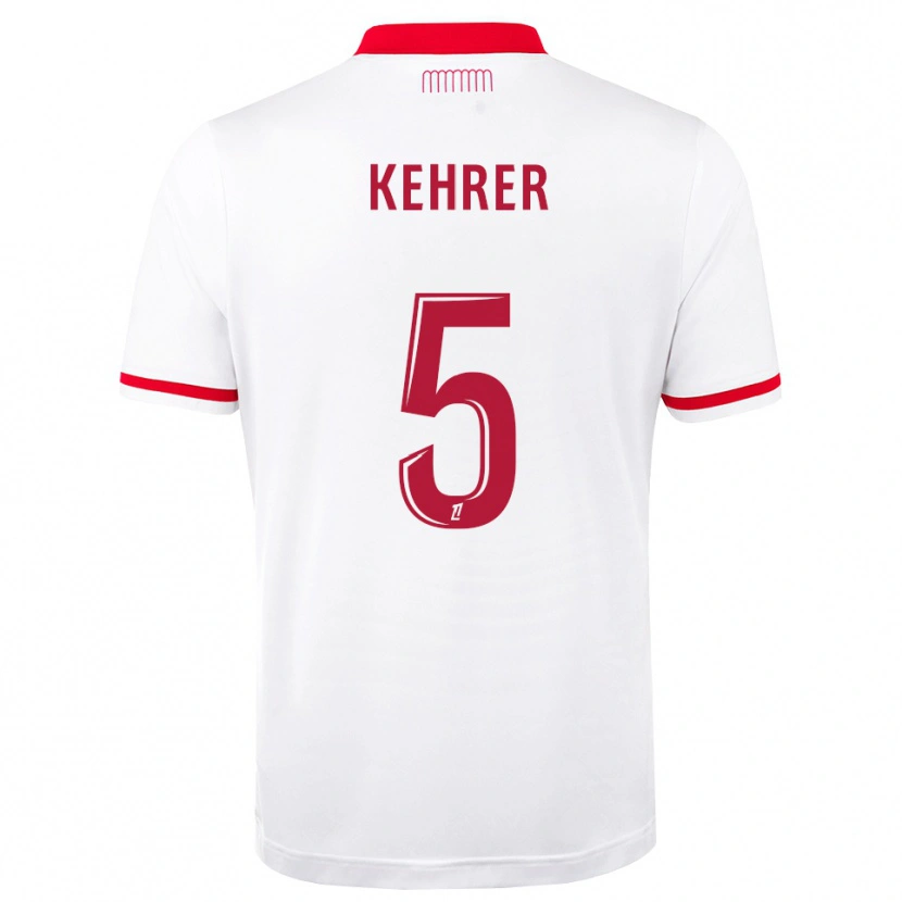 Danxen Kvinnor Thilo Kehrer #5 Röd Vit Hemmatröja Matchtröjor 2026/27 Tröjor T-Tröja