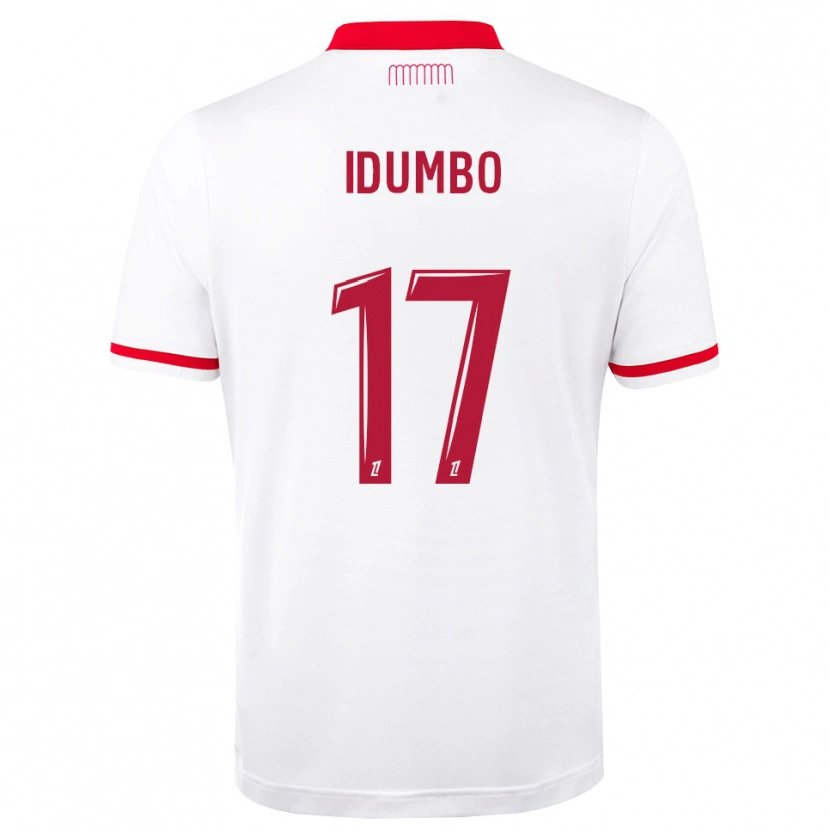 Danxen Kvinnor Stanis Idumbo #17 Röd Vit Hemmatröja Matchtröjor 2026/27 Tröjor T-Tröja