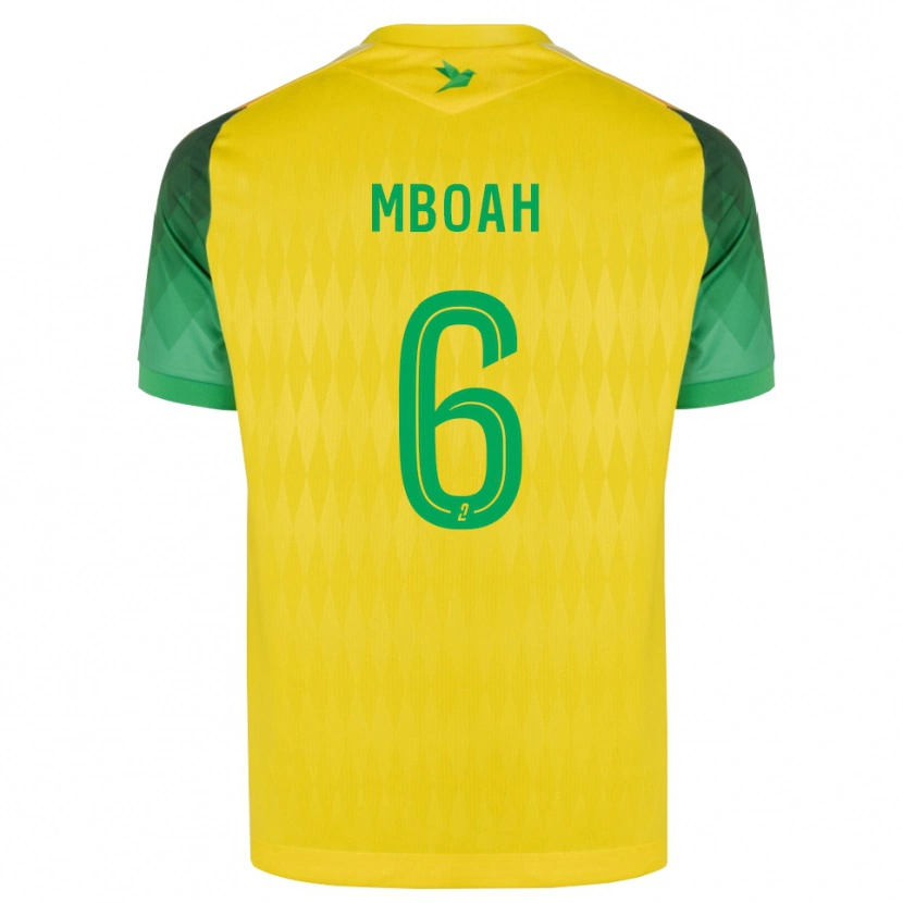 Danxen Kvinnor Yanis Mboah #6 Gul Grön Röd Hemmatröja Matchtröjor 2026/27 Tröjor T-Tröja