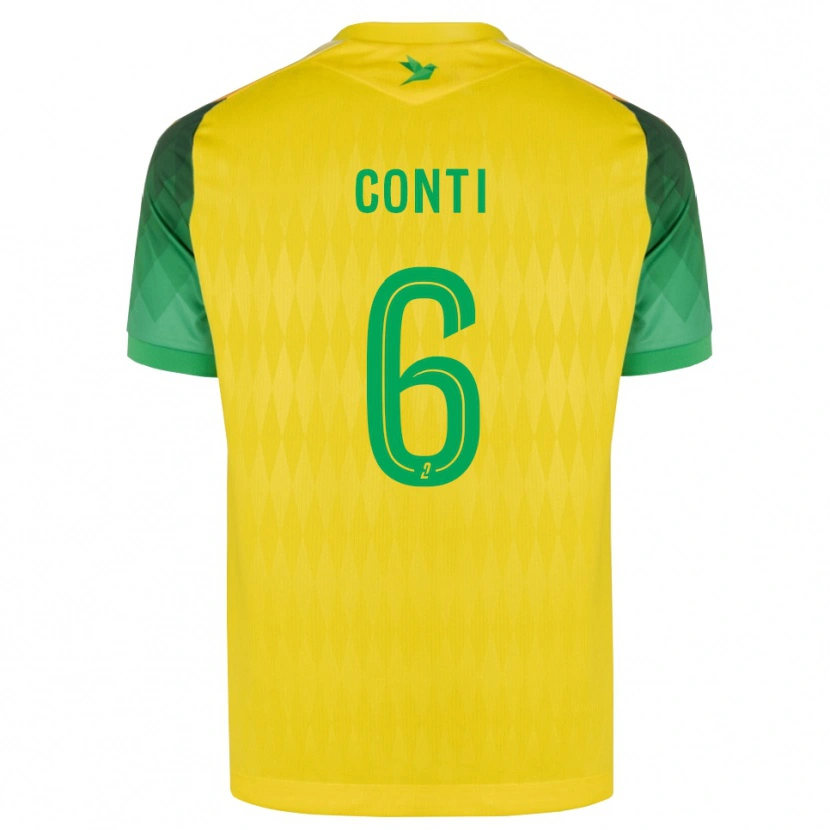 Danxen Kvinnor Alexandre Conti #6 Gul Grön Röd Hemmatröja Matchtröjor 2026/27 Tröjor T-Tröja