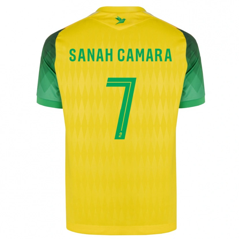 Danxen Kvinnor Sanah Camara #7 Gul Grön Röd Hemmatröja Matchtröjor 2026/27 Tröjor T-Tröja