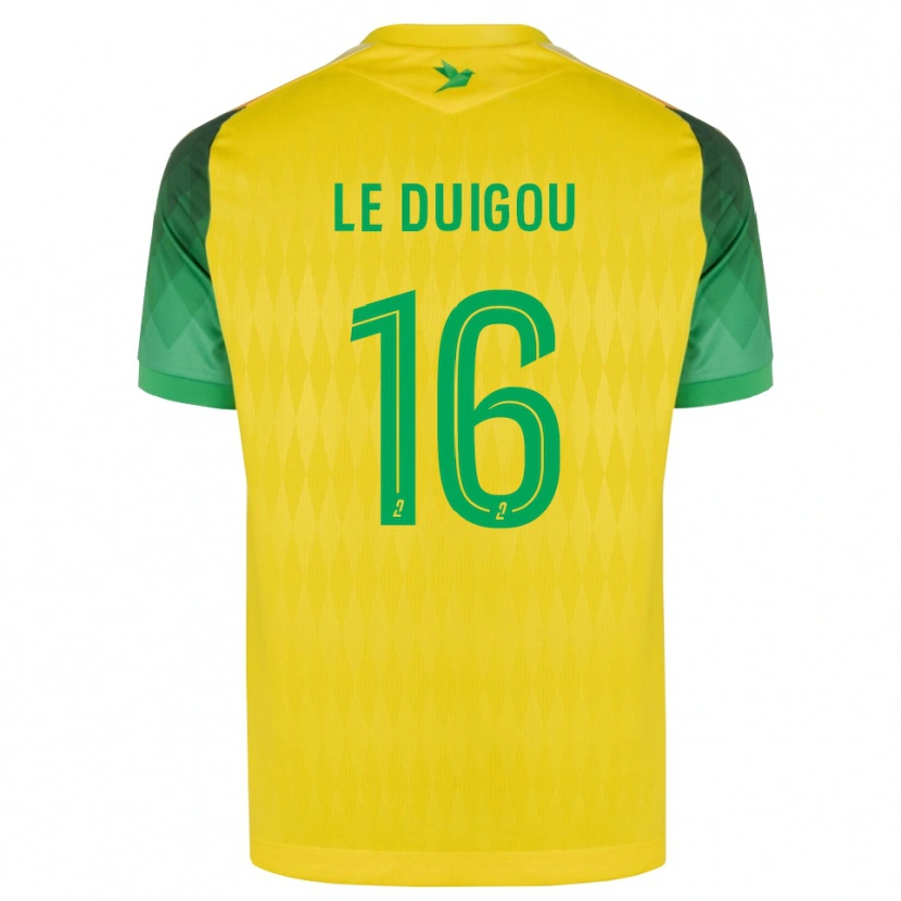 Danxen Kvinnor Daniel Le Duigou #16 Gul Grön Röd Hemmatröja Matchtröjor 2026/27 Tröjor T-Tröja