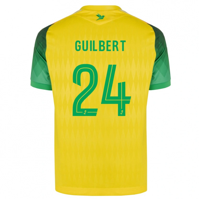 Danxen Kvinnor Frédéric Guilbert #24 Gul Grön Röd Hemmatröja Matchtröjor 2026/27 Tröjor T-Tröja