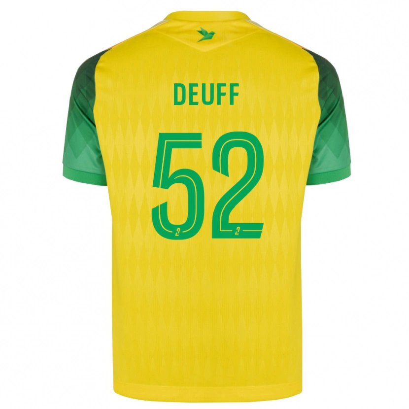 Danxen Kvinnor Bahmed Deuff #52 Gul Grön Röd Hemmatröja Matchtröjor 2026/27 Tröjor T-Tröja
