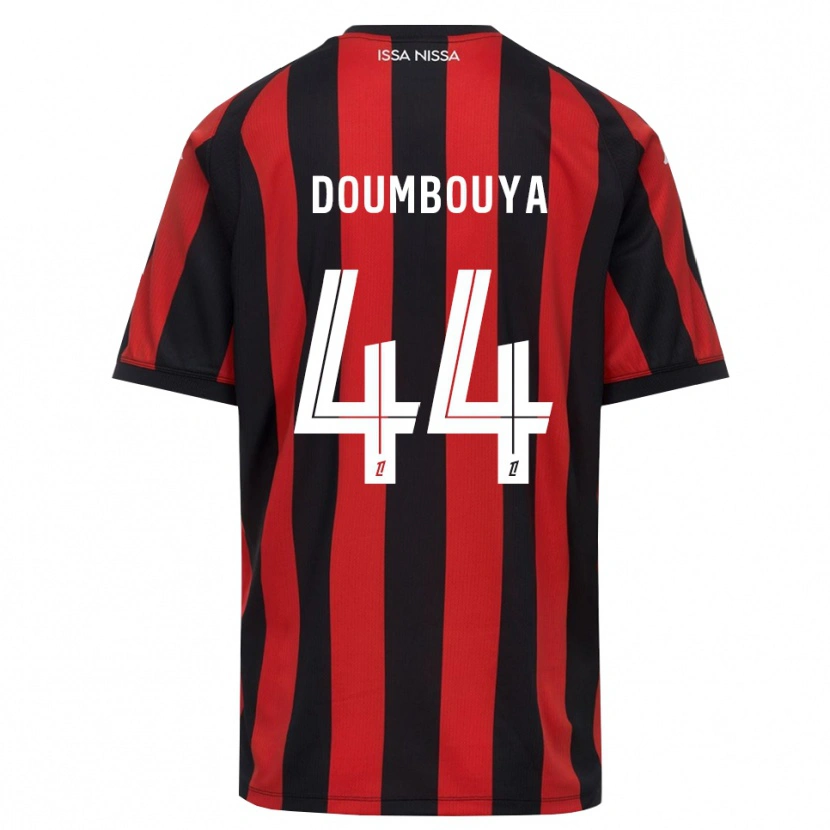 Danxen Kvinnor Amidou Doumbouya #44 Röd Svart Vit Hemmatröja Matchtröjor 2026/27 Tröjor T-Tröja