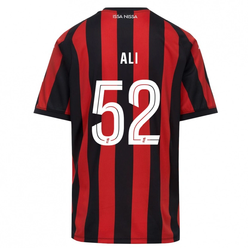 Danxen Kvinnor Kéfren Ali #52 Röd Svart Vit Hemmatröja Matchtröjor 2026/27 Tröjor T-Tröja