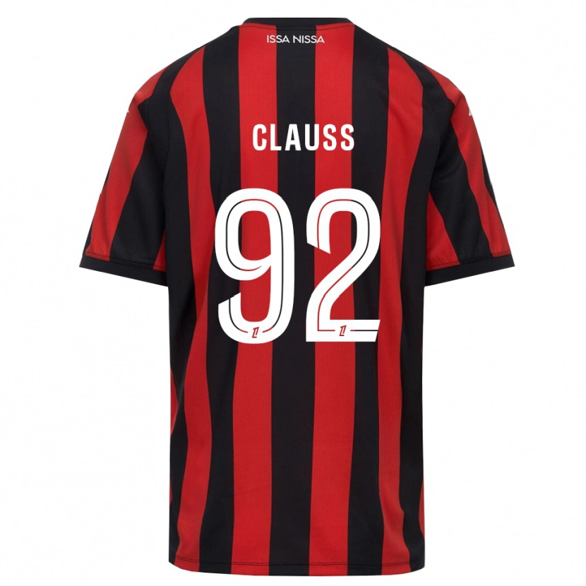 Danxen Kvinnor Jonathan Clauss #92 Röd Svart Vit Hemmatröja Matchtröjor 2026/27 Tröjor T-Tröja