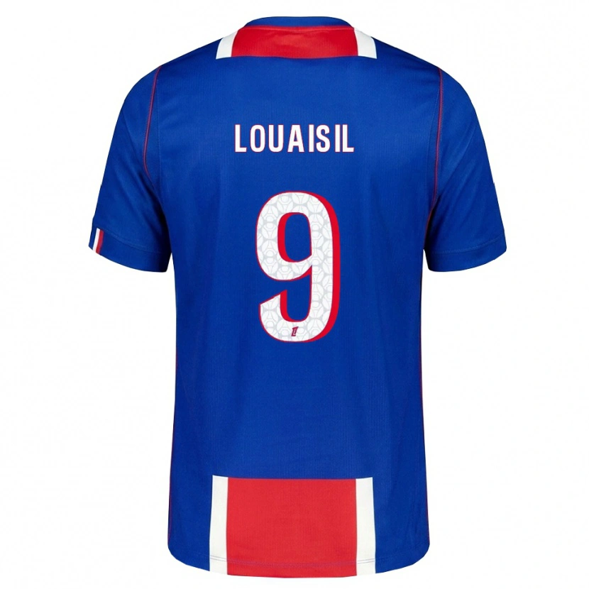 Danxen Kvinnor Kévin Louaisil #9 Röd Vit Blå Hemmatröja Matchtröjor 2026/27 Tröjor T-Tröja