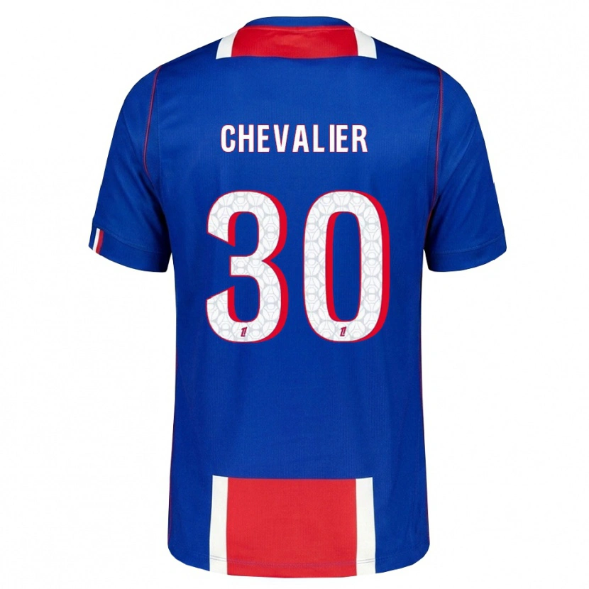Danxen Kvinnor Lucas Chevalier #30 Röd Vit Blå Hemmatröja Matchtröjor 2026/27 Tröjor T-Tröja