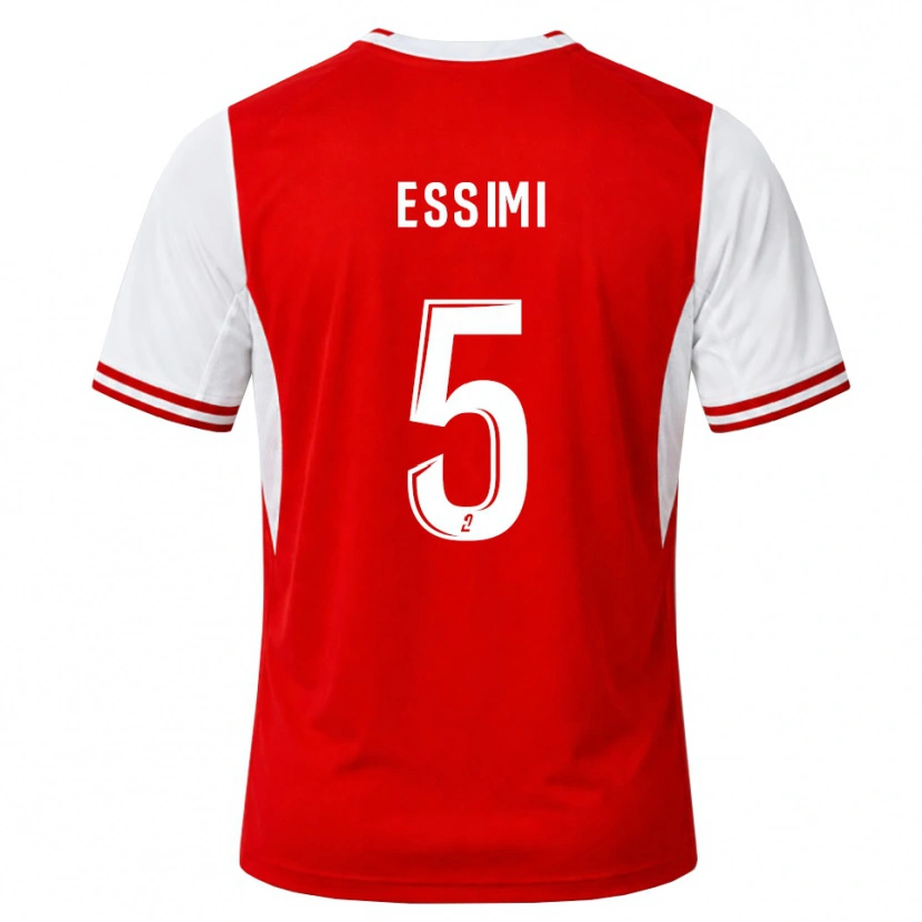 Danxen Kvinnor Marlène Essimi #5 Röd Vit Hemmatröja Matchtröjor 2026/27 Tröjor T-Tröja