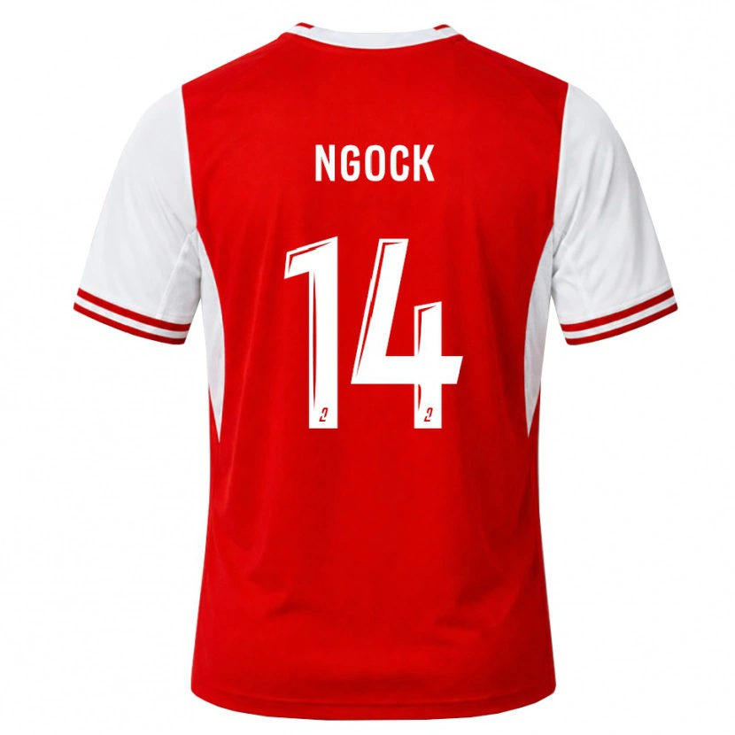 Danxen Kvinnor Monique Ngock #14 Röd Vit Hemmatröja Matchtröjor 2026/27 Tröjor T-Tröja