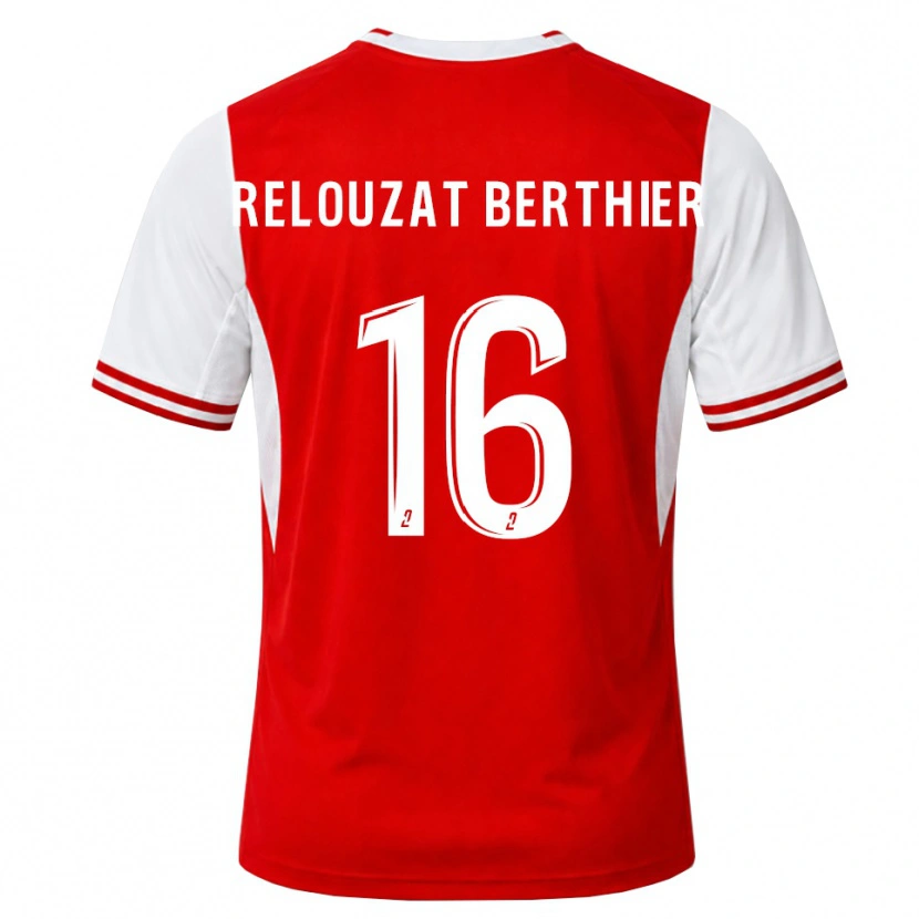 Danxen Kvinnor Maxime Relouzat Berthier #16 Röd Vit Hemmatröja Matchtröjor 2026/27 Tröjor T-Tröja