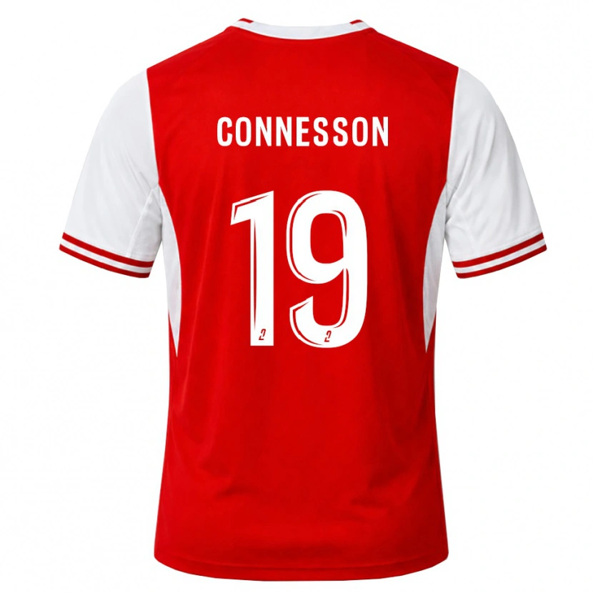 Danxen Kvinnor Adele Connesson #19 Röd Vit Hemmatröja Matchtröjor 2026/27 Tröjor T-Tröja