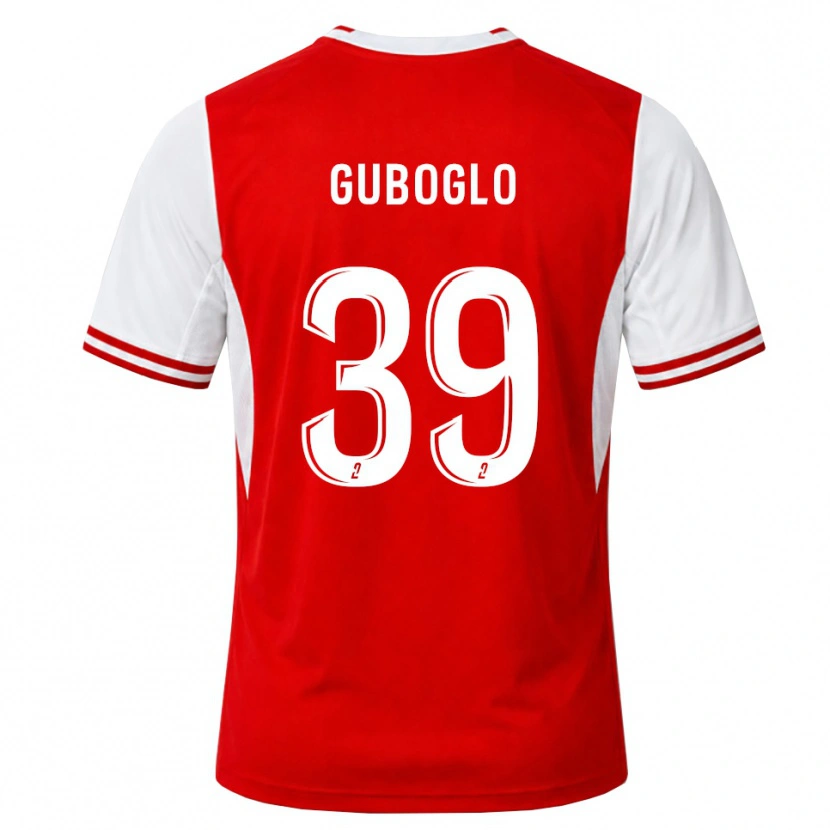 Danxen Kvinnor Aleksandr Guboglo #39 Röd Vit Hemmatröja Matchtröjor 2026/27 Tröjor T-Tröja