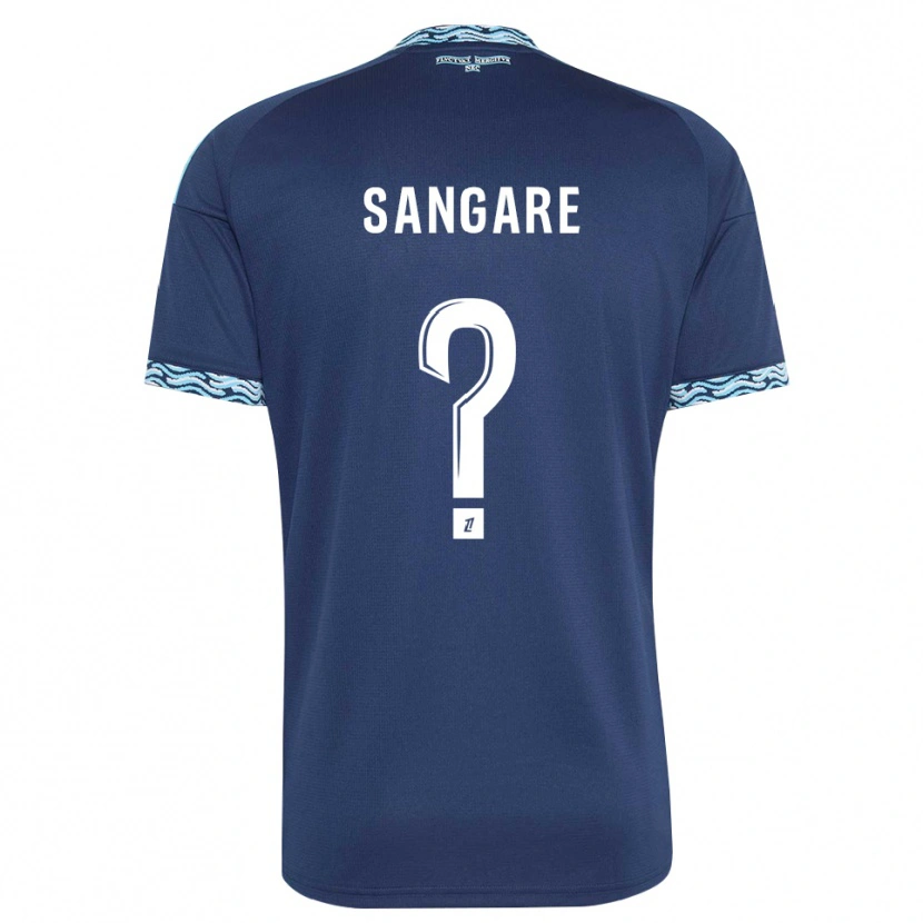 Danxen Kvinnor Hawa Sangare #0 Stålblå Vit Hemmatröja Matchtröjor 2026/27 Tröjor T-Tröja