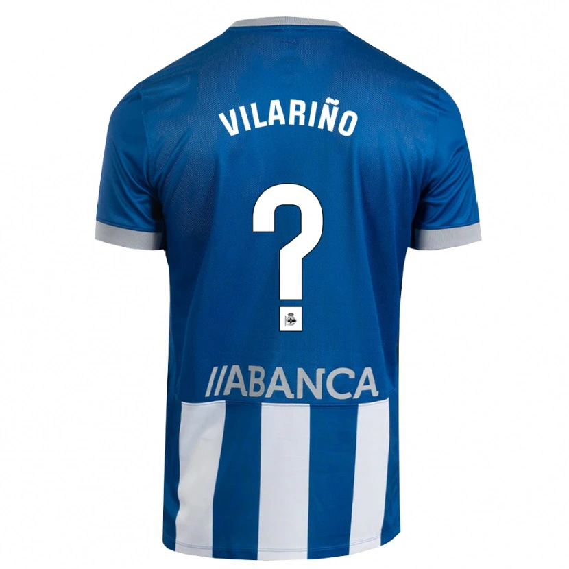Danxen Kvinnor Antón Vilariño #0 Blå Grå Vit Hemmatröja Matchtröjor 2026/27 Tröjor T-Tröja