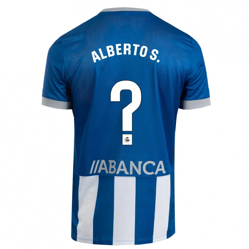 Danxen Kvinnor Alberto Sánchez #0 Blå Grå Vit Hemmatröja Matchtröjor 2026/27 Tröjor T-Tröja