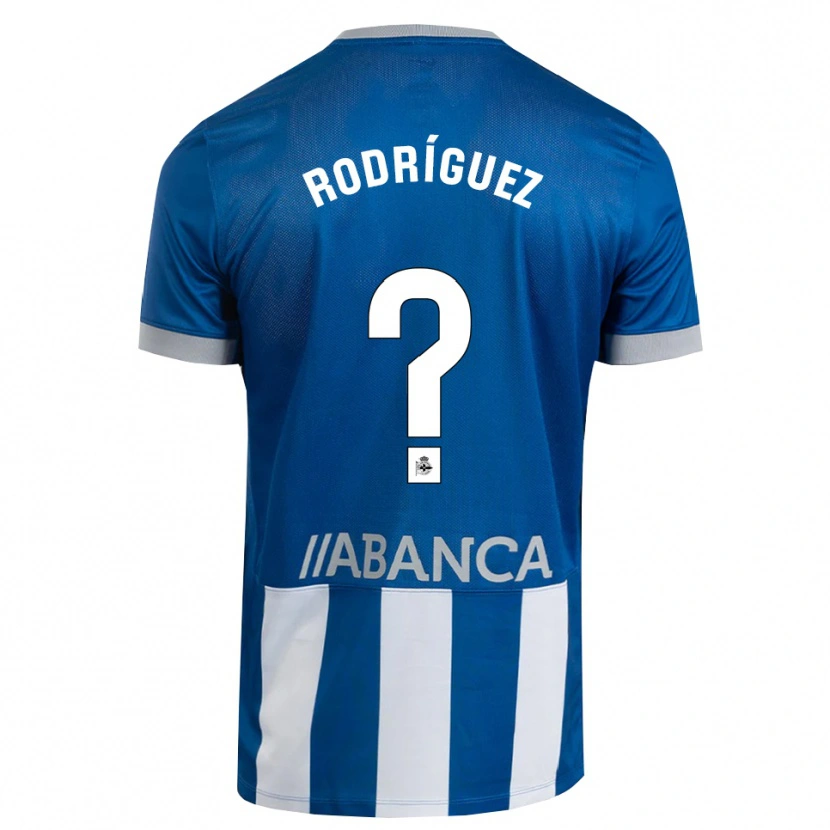 Danxen Kvinnor Carlos Rodríguez #0 Blå Grå Vit Hemmatröja Matchtröjor 2026/27 Tröjor T-Tröja