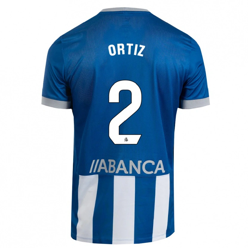 Danxen Kvinnor Samara Ortiz #2 Blå Grå Vit Hemmatröja Matchtröjor 2026/27 Tröjor T-Tröja