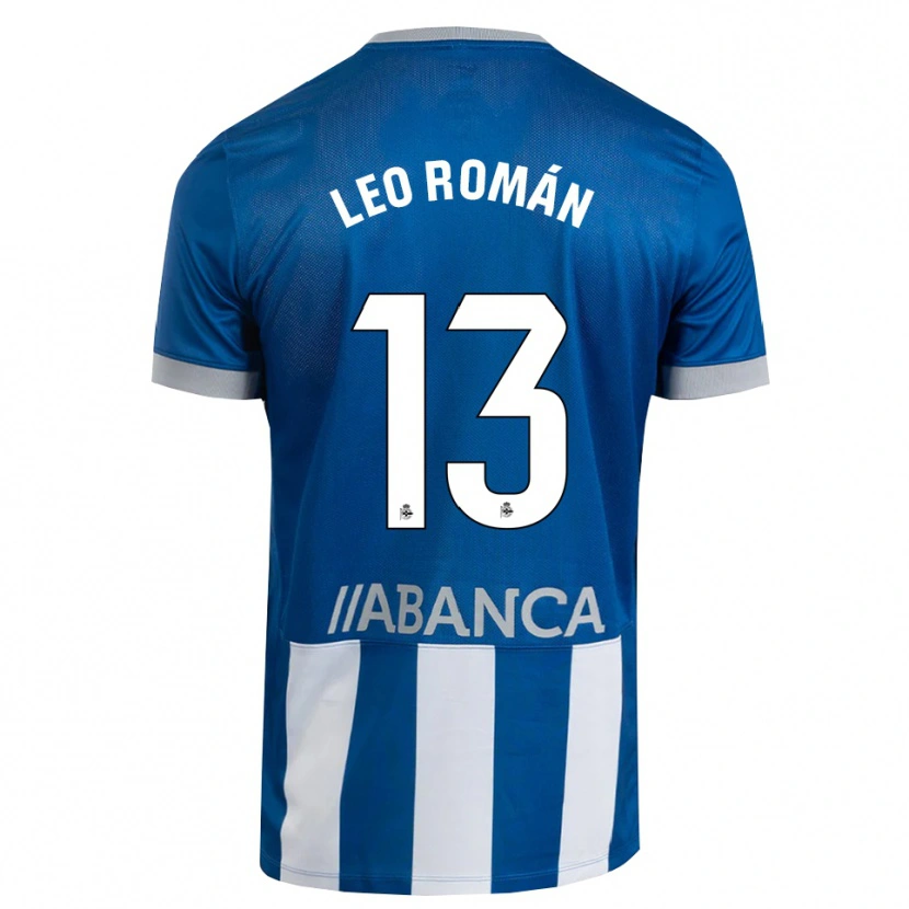 Danxen Kvinnor Leo Román #13 Blå Grå Vit Hemmatröja Matchtröjor 2026/27 Tröjor T-Tröja