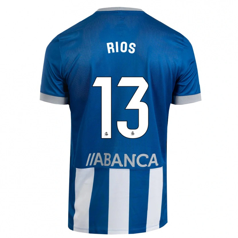 Danxen Kvinnor Hugo Rios #13 Blå Grå Vit Hemmatröja Matchtröjor 2026/27 Tröjor T-Tröja