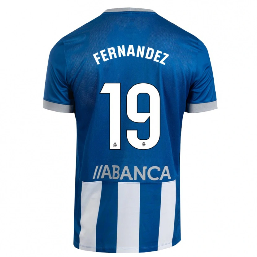 Danxen Kvinnor Quique Fernández #19 Blå Grå Vit Hemmatröja Matchtröjor 2026/27 Tröjor T-Tröja