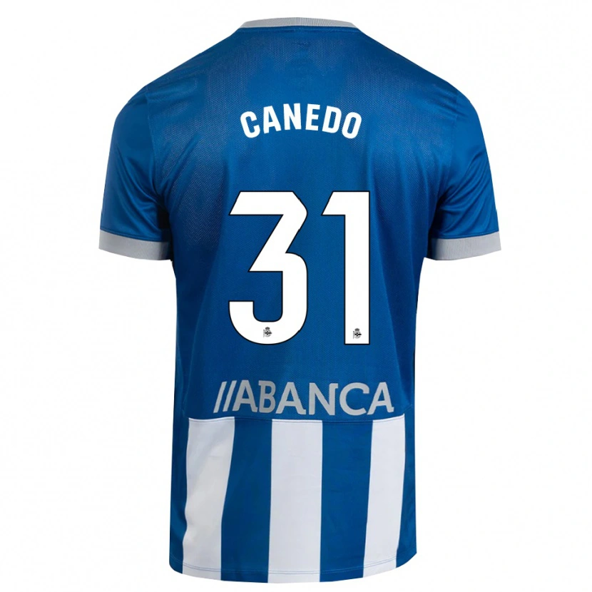 Danxen Kvinnor Damián Canedo #31 Blå Grå Vit Hemmatröja Matchtröjor 2026/27 Tröjor T-Tröja
