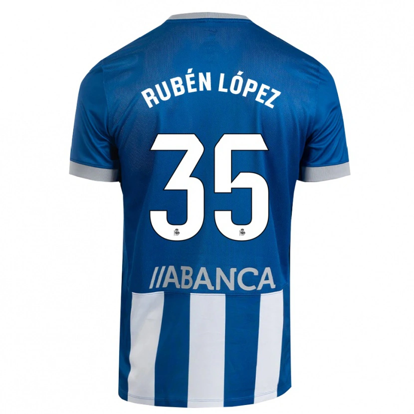 Danxen Kvinnor Rubén López #35 Blå Grå Vit Hemmatröja Matchtröjor 2026/27 Tröjor T-Tröja